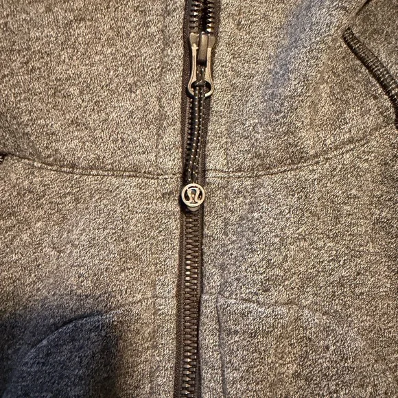 Lululemon Scuba Hoodie II in Heathered Speckled Black Size 4 - Picture 10 of 13